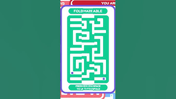 Foldable Maze SOLVED in 20 Small Mazes #20smallmazes #shorts