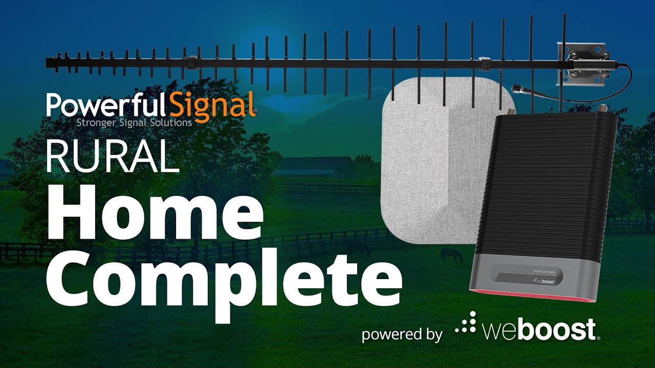 Rural weBoost Home Complete Cell Signal Booster YouTube