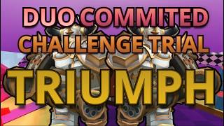 DUO COMMITED CHALLENGE TRIAL TRIUMPH | ROBLOX Tower Defense Simulator