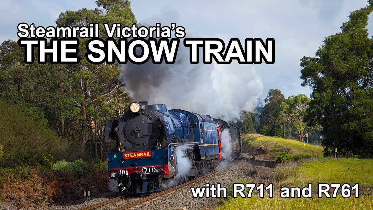 The Snow Train Double Headed Steam Trains to Traralgon YouTube