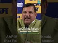 AAP MP Sanjay Singh Calls Out “7 Traitors” – Big Political Statement in Punjab