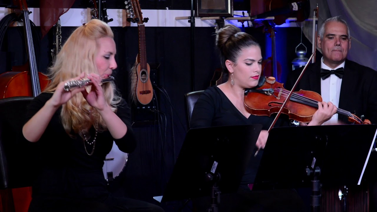 Flute, violin, viola, cello and percussion Quintet YouTube