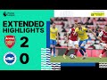 Extended PL Highlights: Arsenal 2 Albion 0