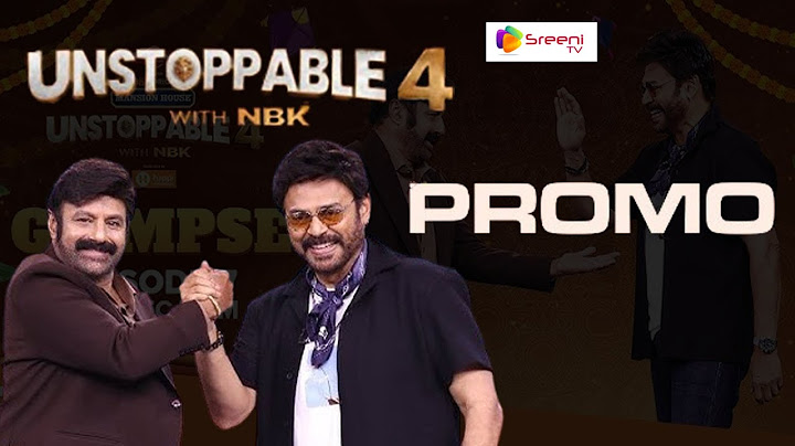 Unstoppable With NBK S4 | Episode 7 Glimpse | Nandamuri Balakrishna ,Victory Venkatesh | Sreeni TV