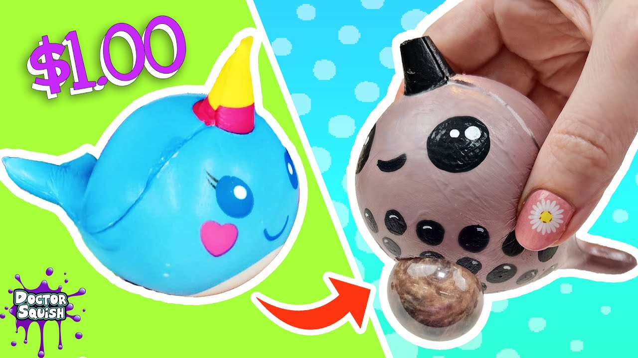 $1 Squishy Makeover To Fidget Toys! 