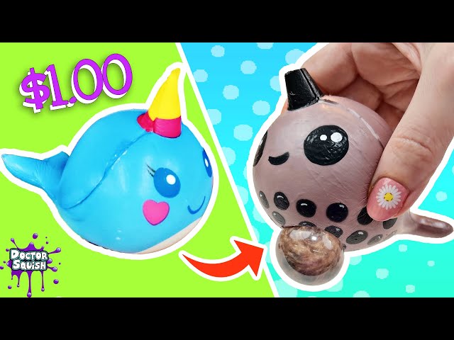 $1 Squishy Makeover To Fidget Toys! 