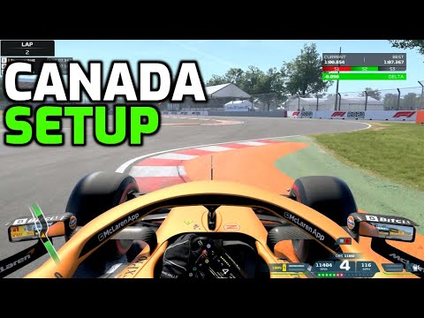 Download F1 2021 CANADA HOTLAP + SETUP (1:07.231)