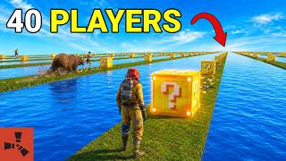 I Trapped 40 Rust Players in a Lucky Block Race