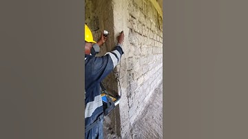 Ultrasonic pulse velocity test at an active structural retrofitting sites in Nairobi🇰🇪 #Shorts