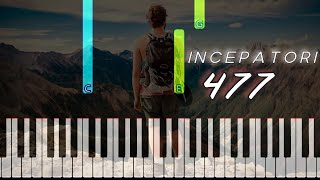477 Nu e munte prea mare PIANO TUTORIAL + PARTITURA Cristian Chifan