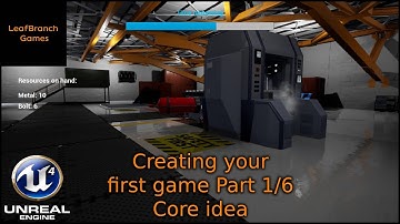 Beginners tutorial: Create your first game in Unreal Engine 4 part 1/6 - Core idea
