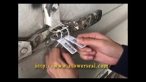 SL-09F Bank Plastic Seal Security Seal Container Seal Pull tight seals Custom seals disposable seal