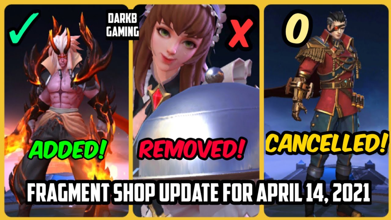 Fragment Shop Update for April 14, 2021 | Mobile Legends | MLBB - YouTube