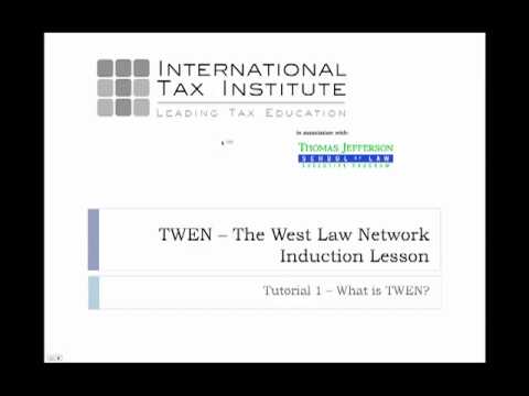 TWEN - Tutorial 1