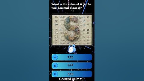 What is the value of π ( up to two decimal places)?