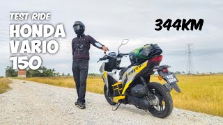 344KM Honda Vario 150 Ride Dari Puchong ke Sabak Bernam