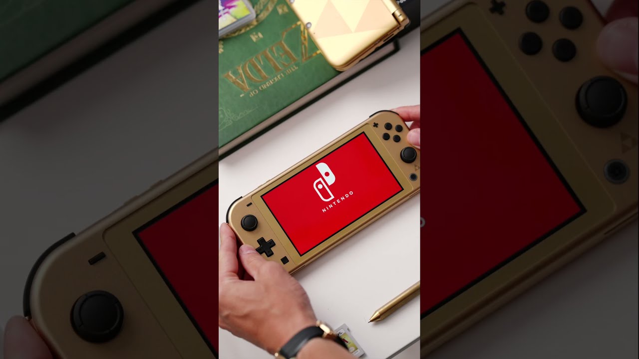 Nintendo Switch Lite HYRULE EDITION - UNBOXING - YouTube