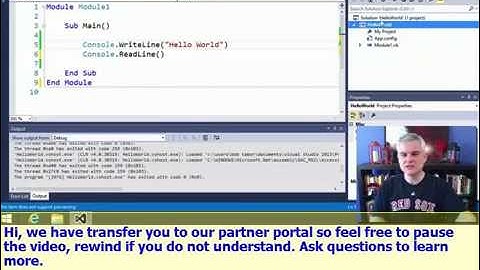 Dissecting the First Visual Basic Program You Created