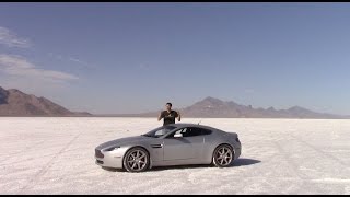 I Drove My Aston Martin As Fast As Possible On the Bonneville Salt Flats