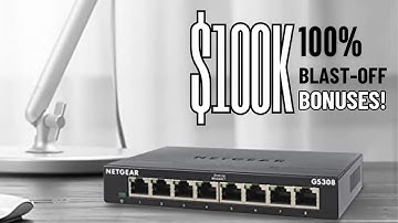 NETGEAR 8 Port Gigabit Ethernet Switch | $100k Bonuses in Description