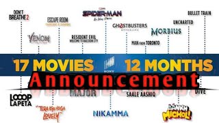 Sony Pictures Films India Announcements | 17 Fresh Movies for the next 12 Months | (2021-2022) 🥳🥳🥳🥳