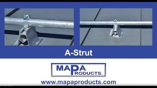 MAPA A-Strut Rooftop Pipe Support