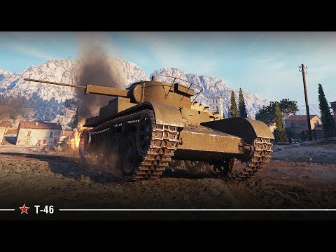 видео: Т-46 | Эпичный бой на танке 3 уровня