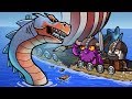 Minecraft Dragons - SEA MONSTER ATTACKS VIKING SHIP!