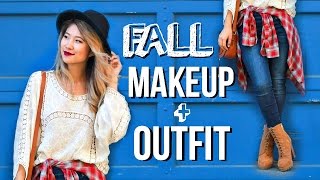 Fall Makeup Routine + Outfit Idea! Get Ready With Me 2016!