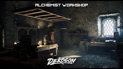 Dekogon Unreal Marketplace: Alchemist Workshop (UE4)