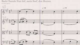 StaffPad Bach Chorale Nun lob' mein Seel' den Herren (Berlin First Chairs)