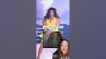Lauren Jauregui talks DWTS backlash #laurenjauregui #dwts #dancingwiththestars