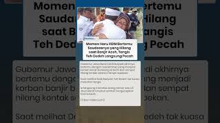 Download Lagu Momen Haru KDM Bertemu Saudaranya yang Hilang saat Banjir Aceh, Tangis Teh Dedeh Langsung Pecah MP3