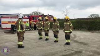 Bardney on-call firefighters pass out ceremony