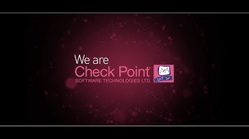 We are Check Point Software Technologies