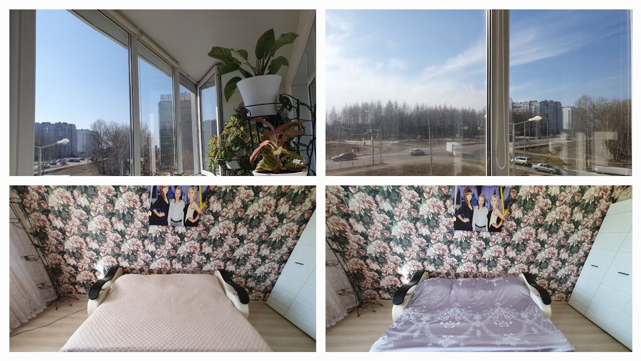 Мотивация на мытье окон/ Смена постельно белья/ Мытье окон на балконе ...