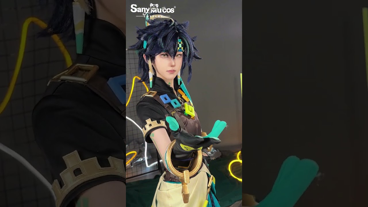 Genshin Impact Kinich cosplay costume premium edition show #sanymucos #genshinimpact #costume