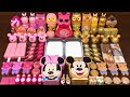 PINK vs GOLD MICKEY ! Mixing Random into GLOSSY Slime ! Satisfying Slime Video #239