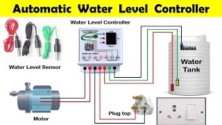 Automatic water level controller Wiring And Installation for Overhead Tank @ElectricalTechnician