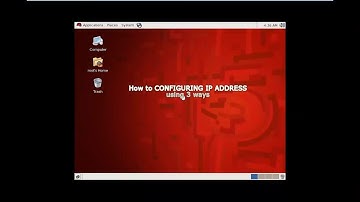 How to Configure  IP address in Red Hat LINUX 6