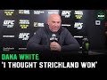 Dana White: ‘I thought Sean Strickland won'; UFC 300 main event to be announced next week image