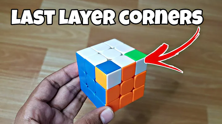 how to solve last layer Corners in hindi #rubikscube #3x3