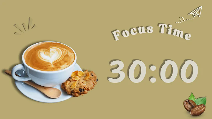 4-Hour 30/5 Pomodoro Timer |☕ Coffee Study Session with Lofi Music | Study With Me | Deep Focus