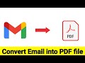 Guide to Converting Emails to PDF on Mobile Devices