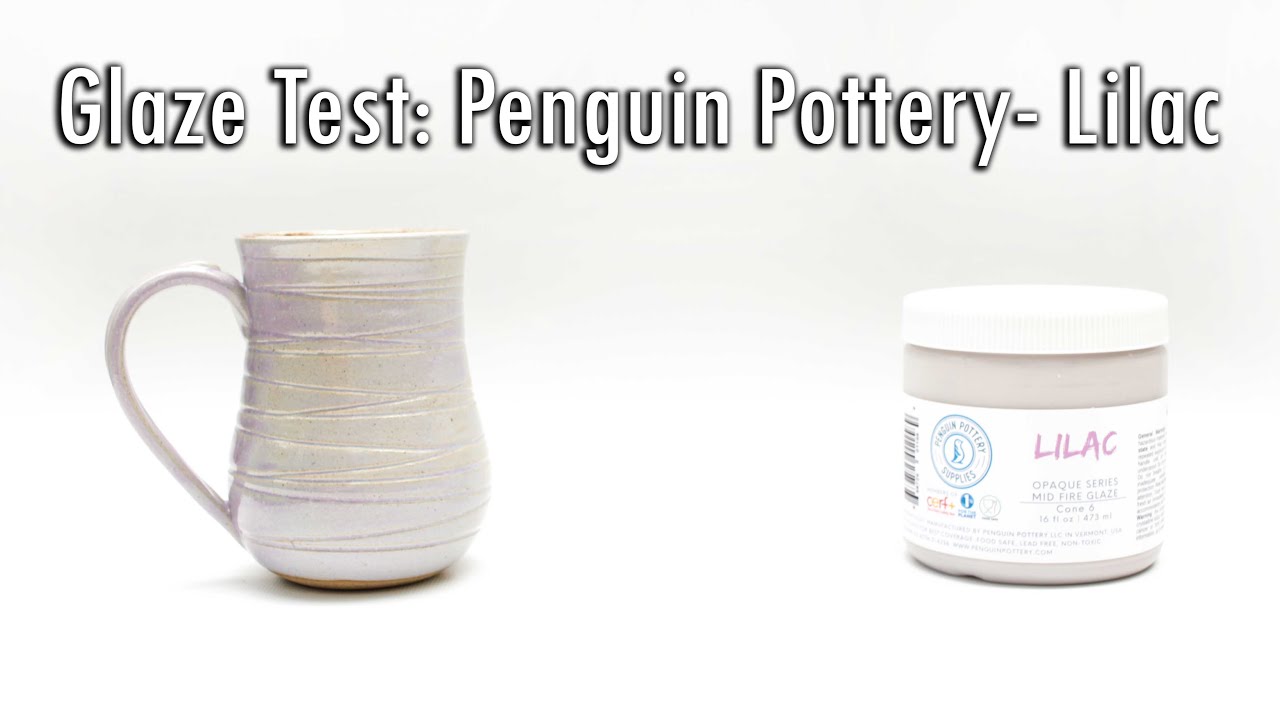 Glaze Review: Lilac by Penguin Pottery, 8 Different Clays Tested