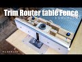 【DIY】微調整機能付き！トリマーテーブルフェンスの作り方／Trim router table fence