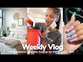 WEEKLY VLOG | ROOM + BATHROOM MAKEOVER, NEW NAILS, HANGING WITH FRIENDS & more | Arnellarmon