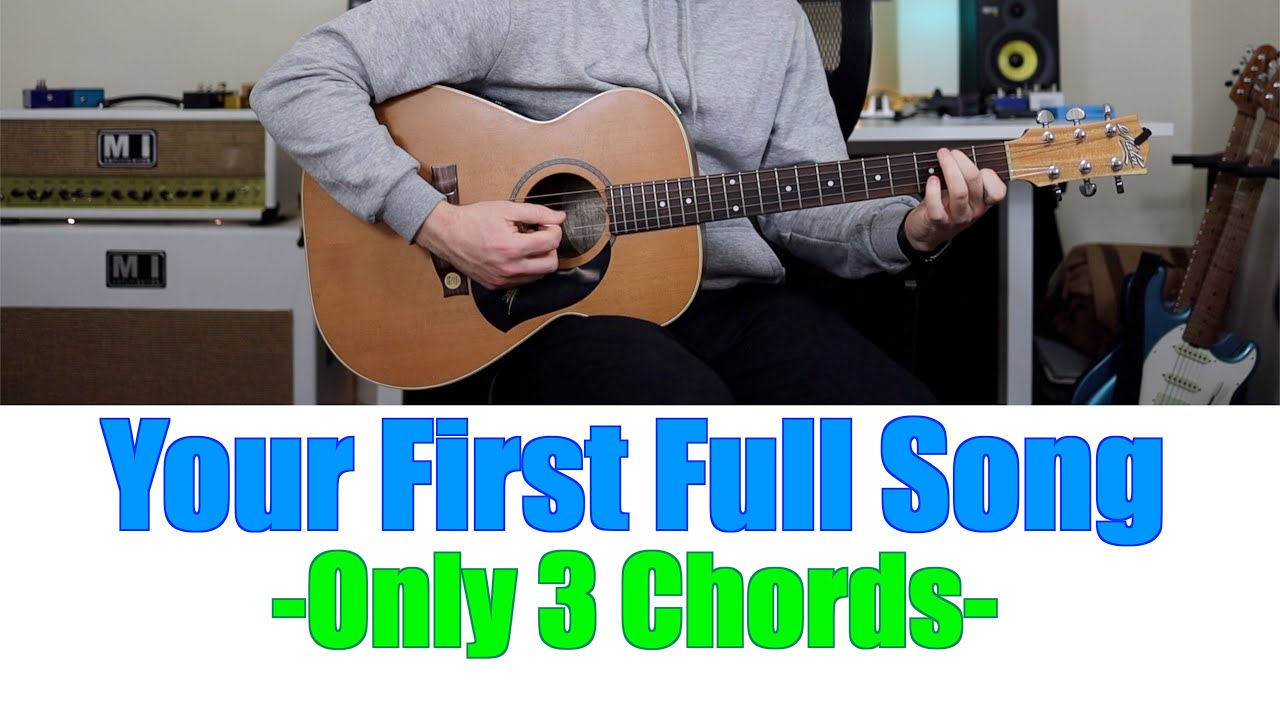 The First Song Every Guitarist Should Learn - ONLY 3 CHORDS - YouTube