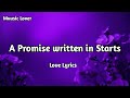 A Promise Written in Stars 💕 | English (Lyrics) Romantic Love Song 🎶 | Muusic Lover