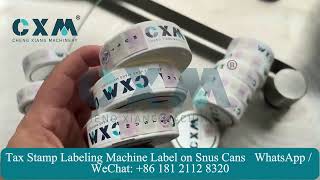 👉 Tax Stamp Labeling Machine for Compliance | Tobacco, Vape & Cannabis Packaging